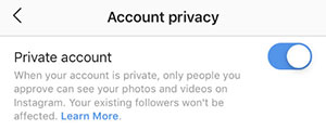 Instagram Privacy