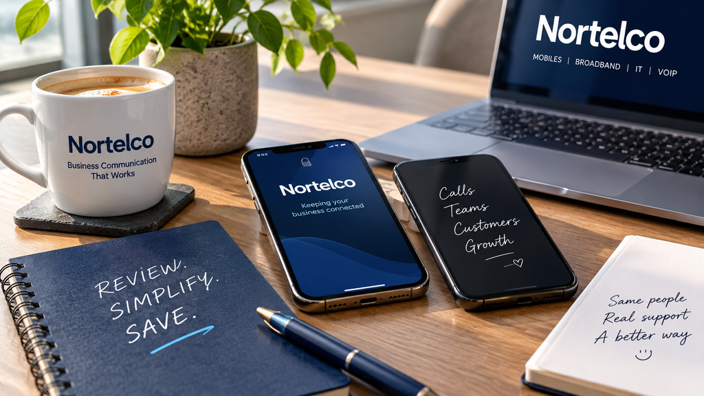 Business mobile contract review with smartphones and Nortelco support